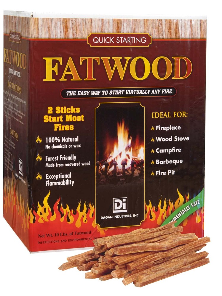 Dagan Fatwood Firestarter in a Box , 10 Pounds