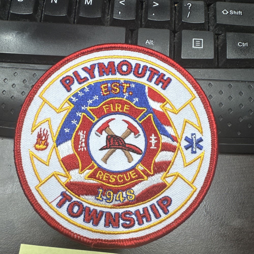 Plymouth Township Fire Rescue Patch 1948