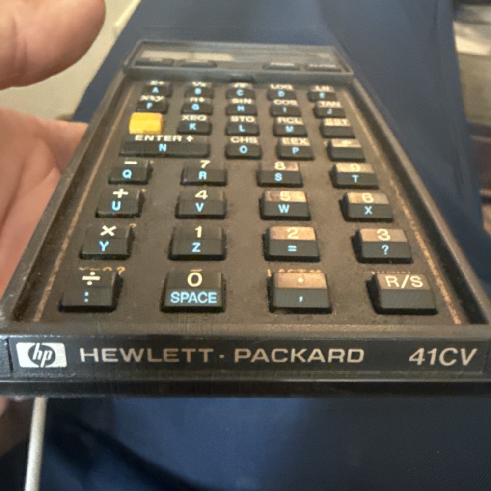 Hewlett Packard HP 41CV Calculator . As Is