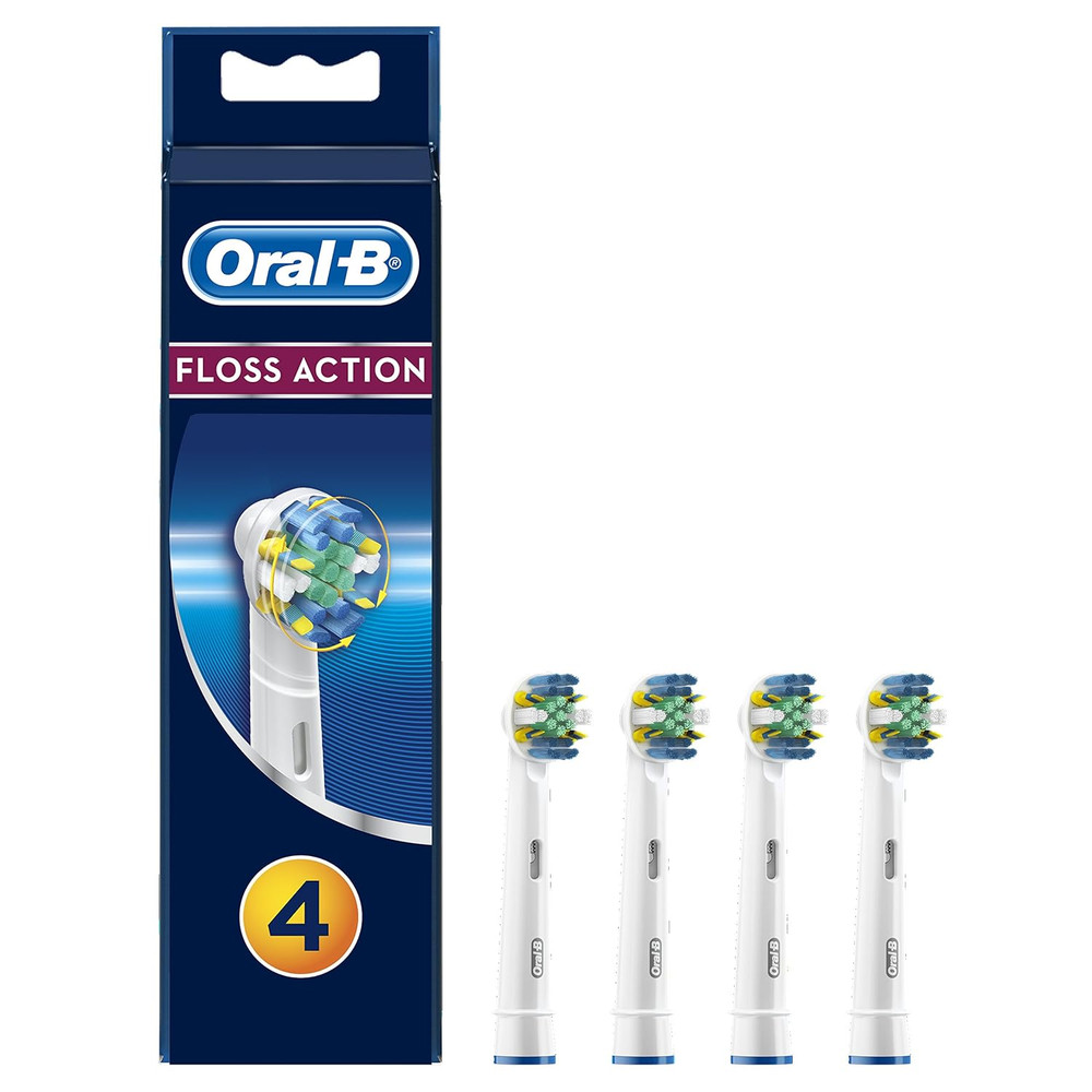 Oral B Floss Action Replacement Heads, 4 Count