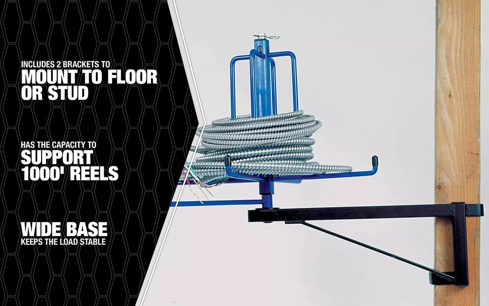 MH8110 Wire Smart Cable Dispenser; Floor or Stud Mounted