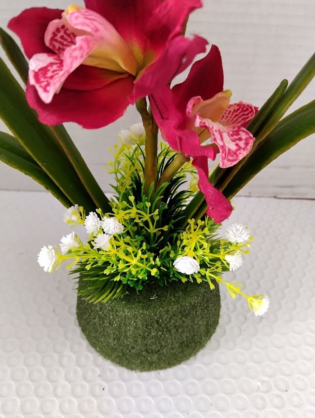 Artificial Cymbidium Orchid Plant