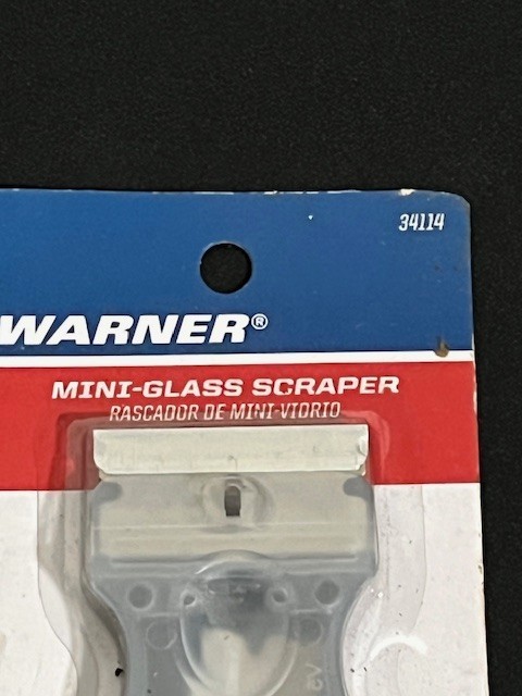 Warner Mini Glass Scraper #34114