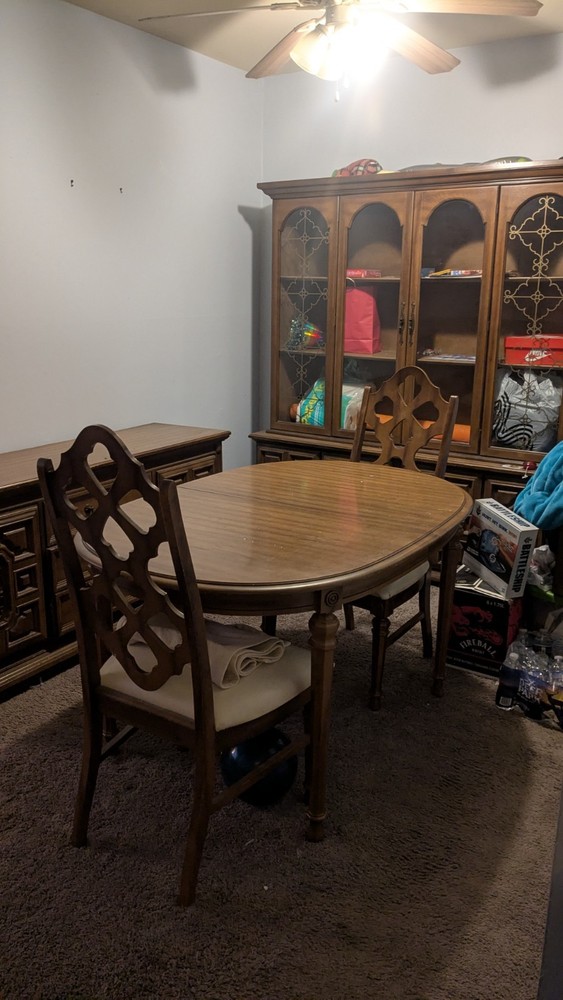dining room table china cabinet buffet table