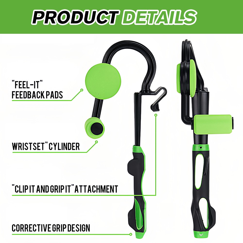 Golf Swing Training Aid Hand Grip Trainer Left Right Hand for Practice Tool NEW