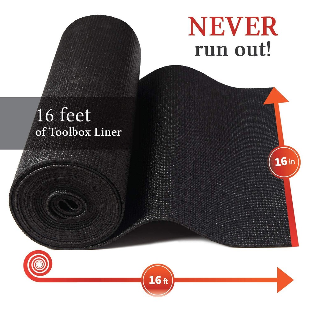 Anti-Slip Toolbox Liner - Adjustable Protects Tools