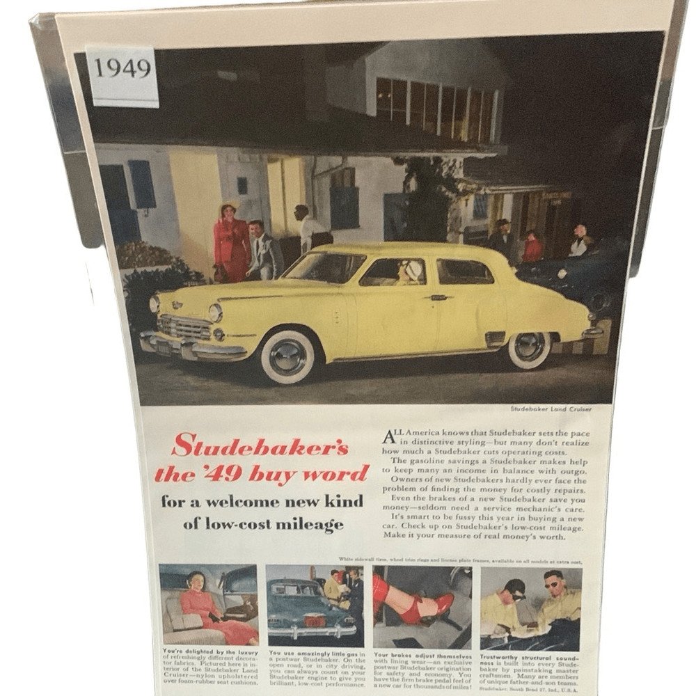 Vintage 1949 Studebaker The 49 Buy Word Ad Advertisement
