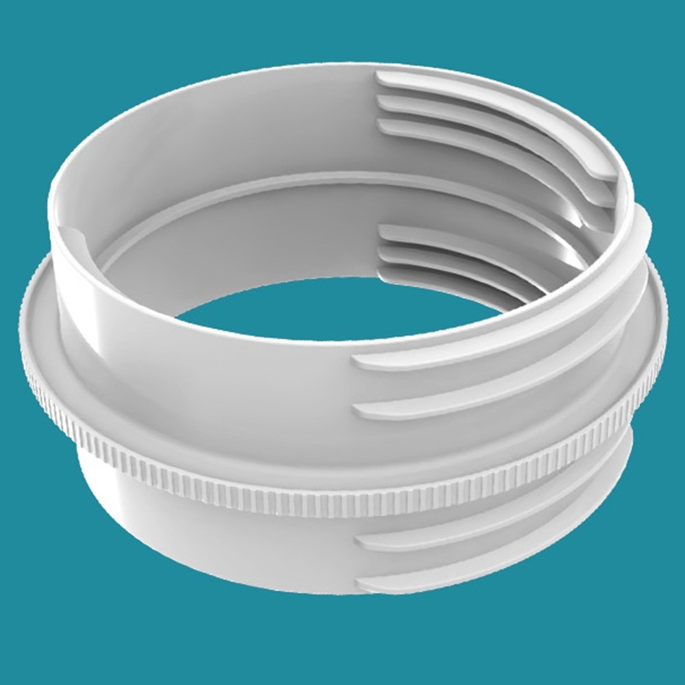 Secure Connection for Maximum Efficiency Portable AC Exhaust Hose Connector