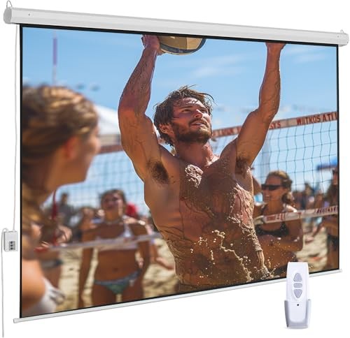 94" Motorized Projector Screen, Electric 16:9 Projector Screen 94 Inch(16:9)
