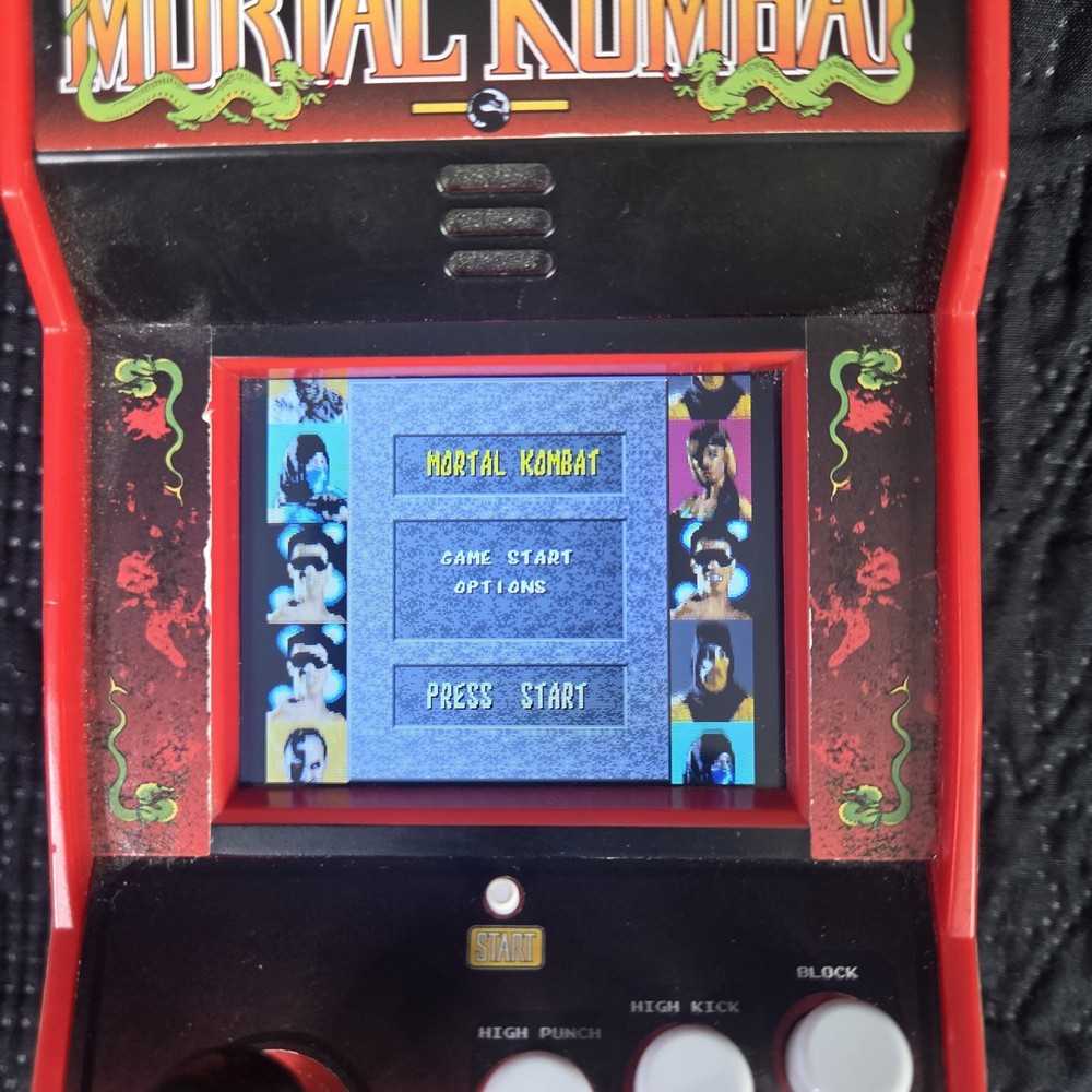 MORTAL KOMBAT Mini Arcade Klassic Video Game Console Midway TESTED