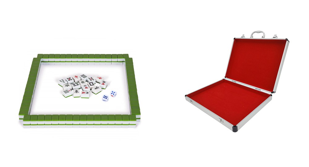 Authentic Chinese No Numeric Code 1.6" Tall Tiles Mah-jong/ Or Carrying Case