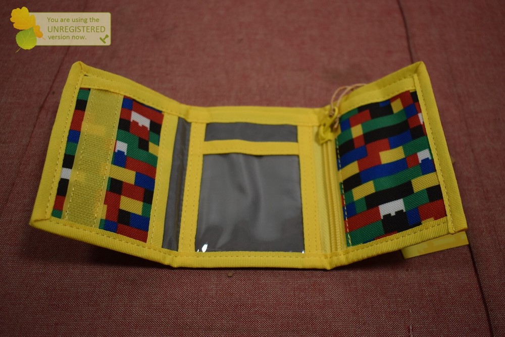 Lego Tri-Fold Wallet Brick Wall Color