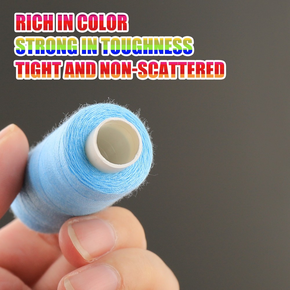 84 PCS Sewing Thread Assortment, 80 Color Thread for Sewing Machine