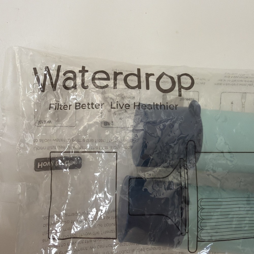 Waterdrop Gravity Water Filter Straw Camping Hiking Drinking Filtration System