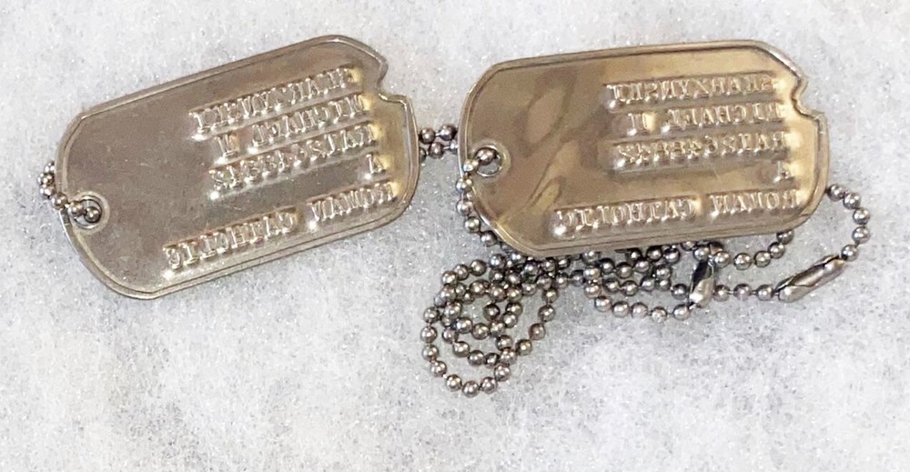 Michael Skarzynski Dog Tag Set