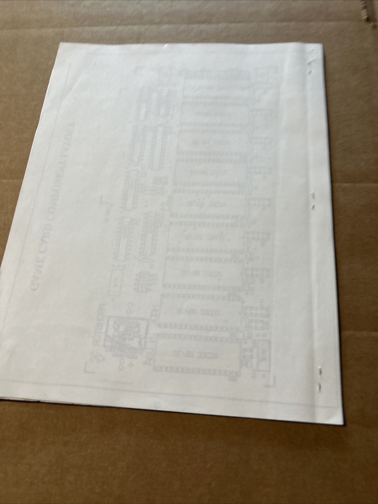 Rule For Gold Benchmark arcade game manual