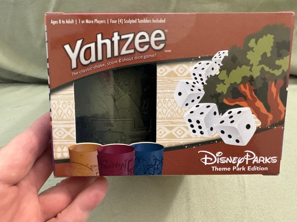 Disney Parks Yahtzee Game NEW