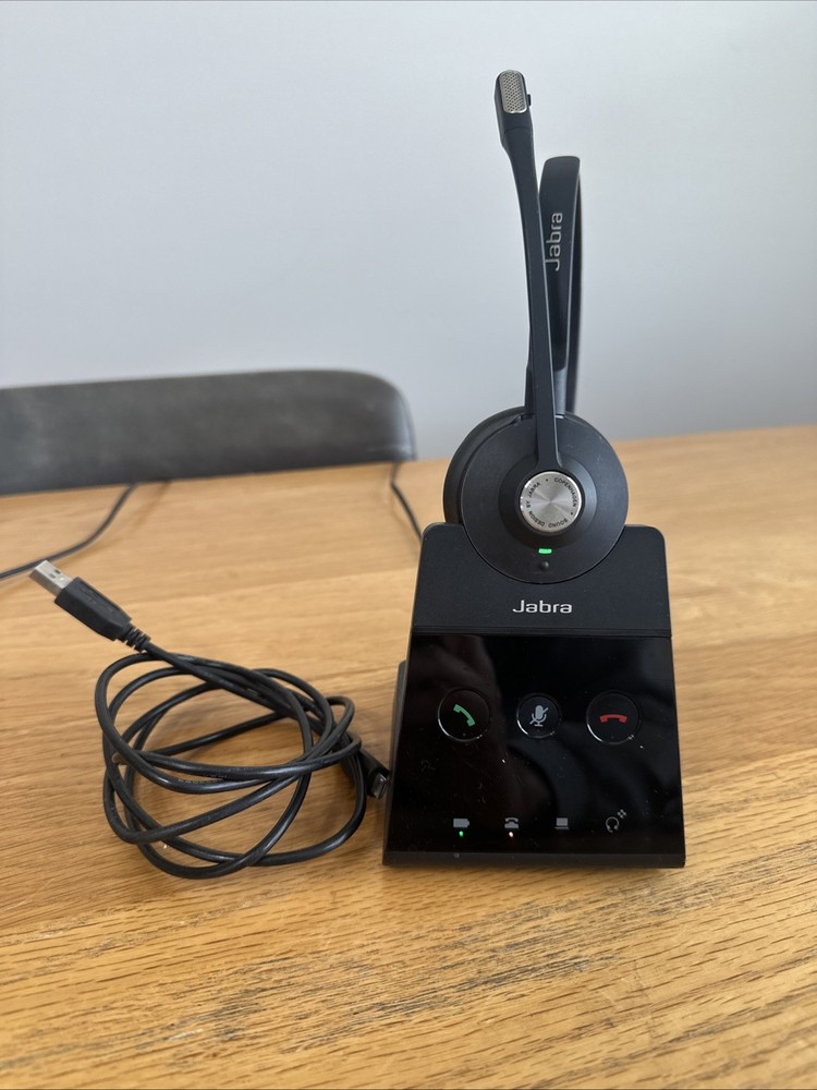Jabra Engage 65 Mono DECT Wireless Headset+Charge Base | Tested Working