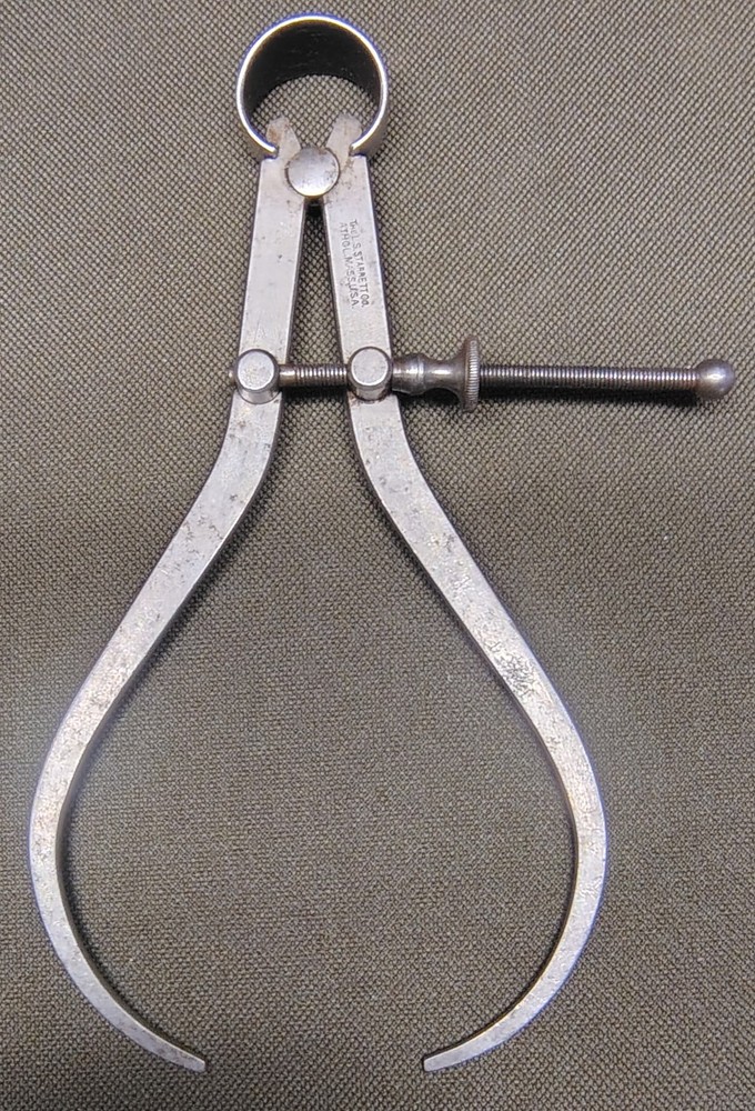 🗽 VINTAGE STARRETT 6" OD CALIPER