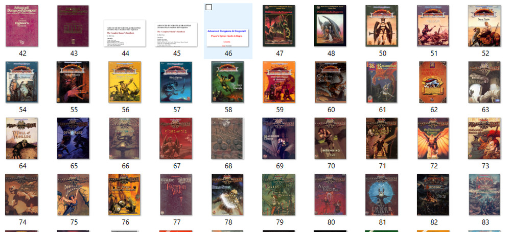 Huge D & D Mixed 3 Version Collection Books Module's User Guide 550+ PDF