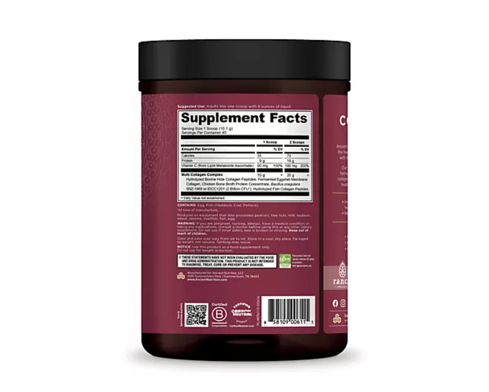 Ancient Nutrition Multi Collagen Protein 45 Servings