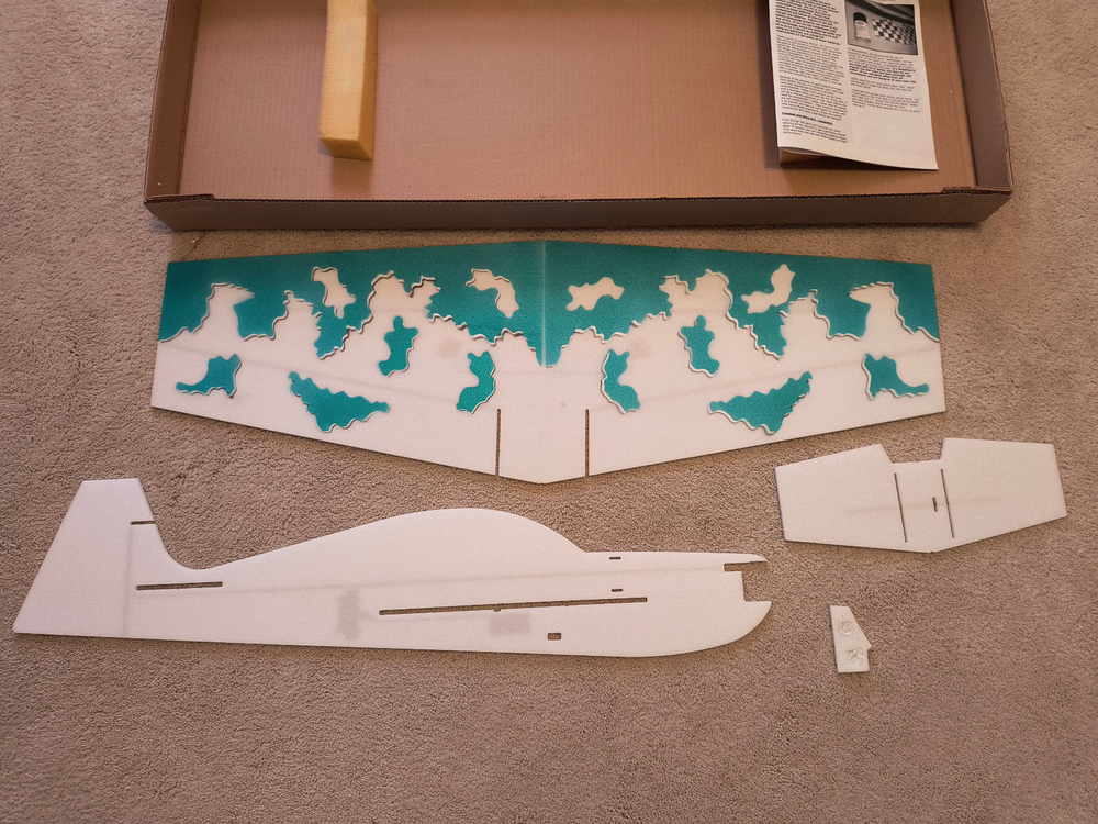 Fancy Foam Wing Span 37" Printed Includes Manual and Rods