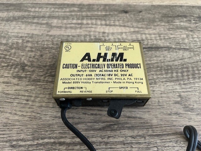 AHM OEM HO SCALE LINE POWER PACK 889V MODEL RAILROAD TRAIN