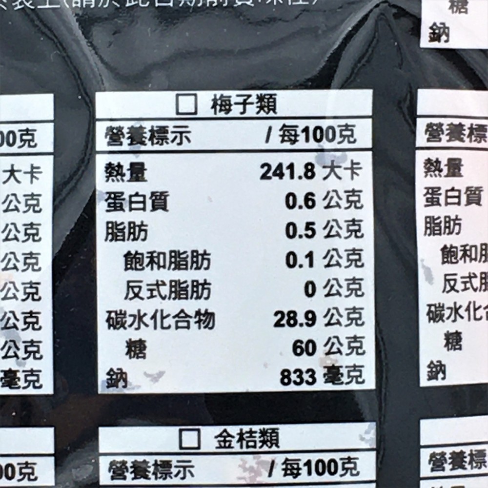 李正合興蜜錢 - 餐後梅(Plum After Meal) 70g