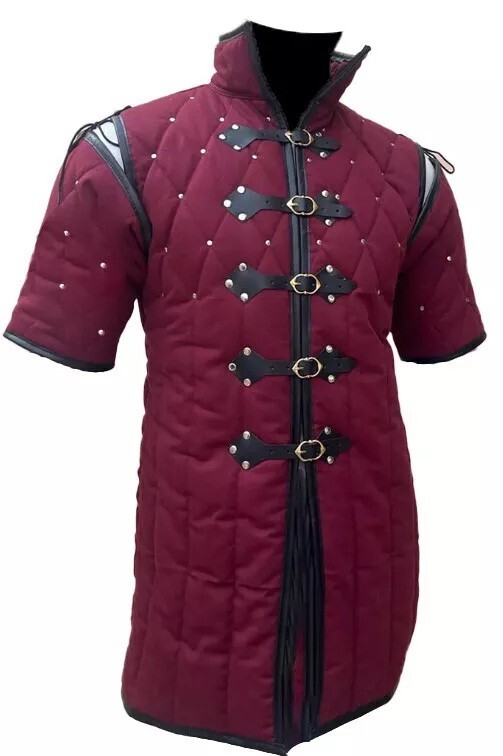 Medieval Thick Padded gambeson Costume SCA LARP For Reenactment