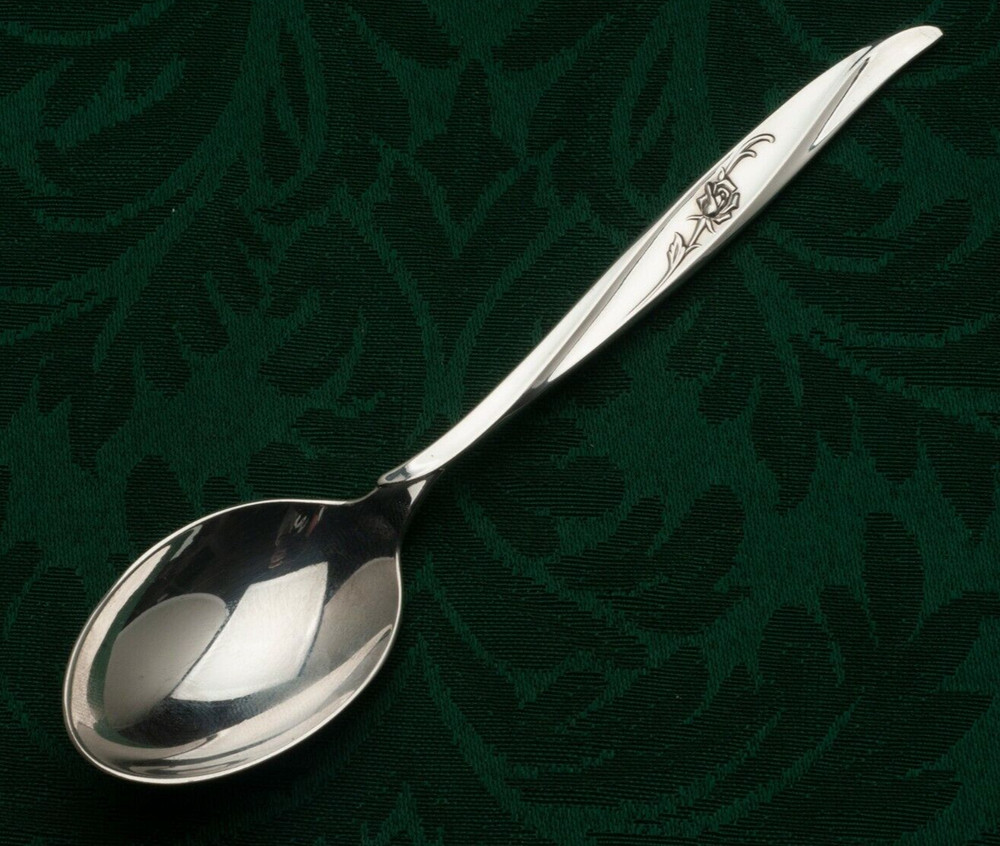 Rose Ballet by International Sterling Silver table Serving Spoon 8.5"