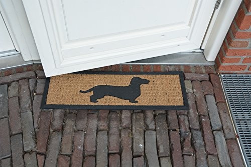 RB171 Long Dog Rubber & Coir Doormat