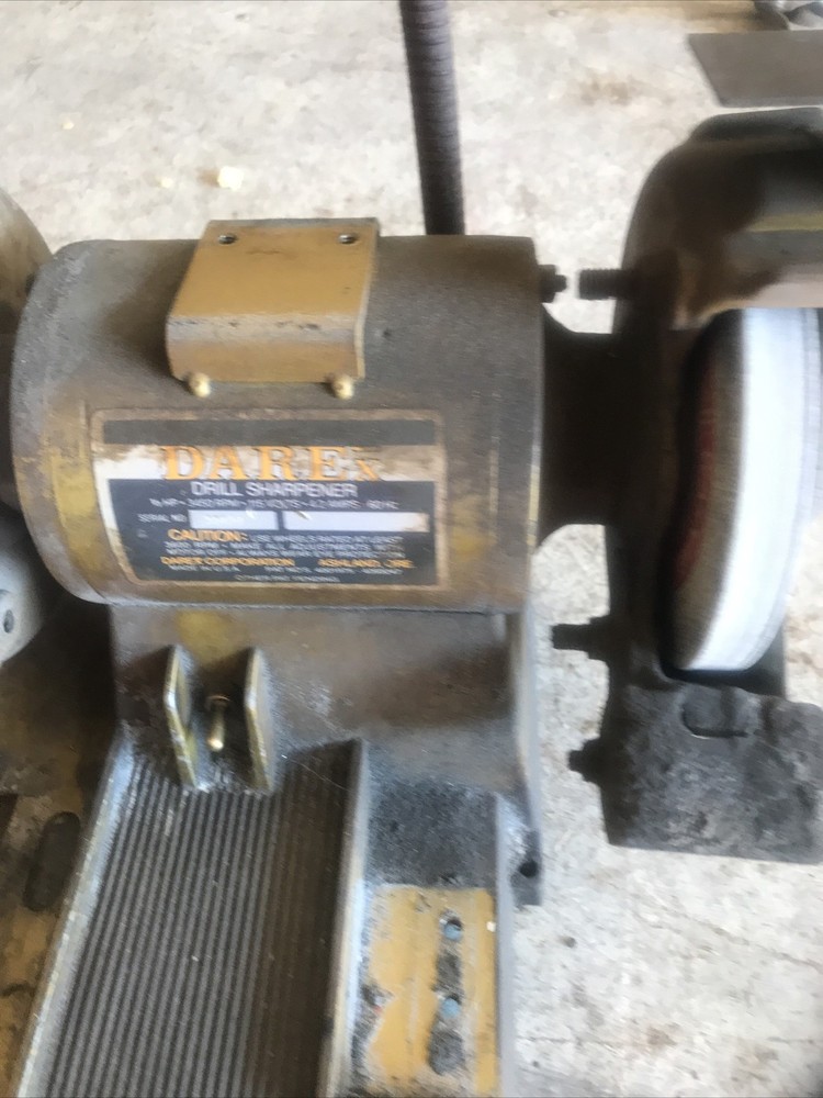 DAREX DRILL SHARPENER GRINDER Motor Tested