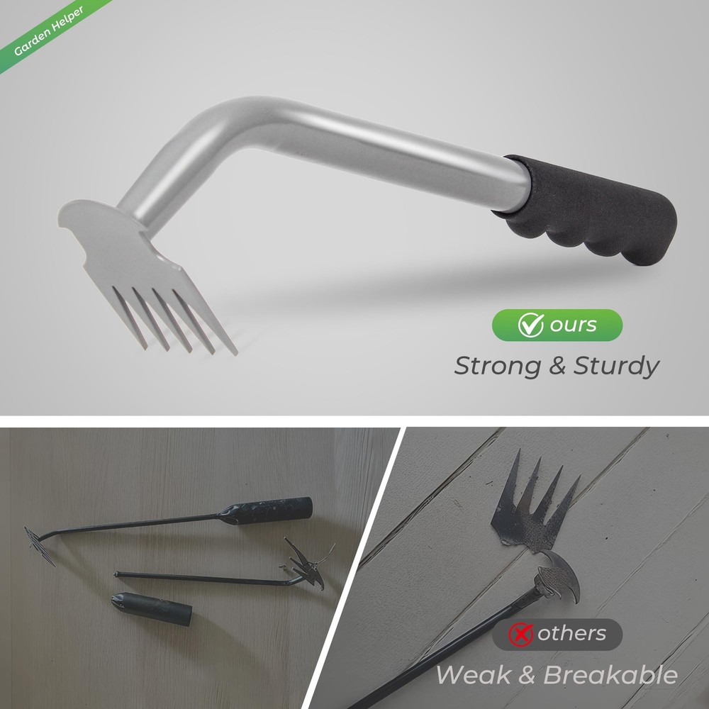 Weed Puller Tool, Portable Garden Weed Pulling Tool,Upgraded Durable Garden W...
