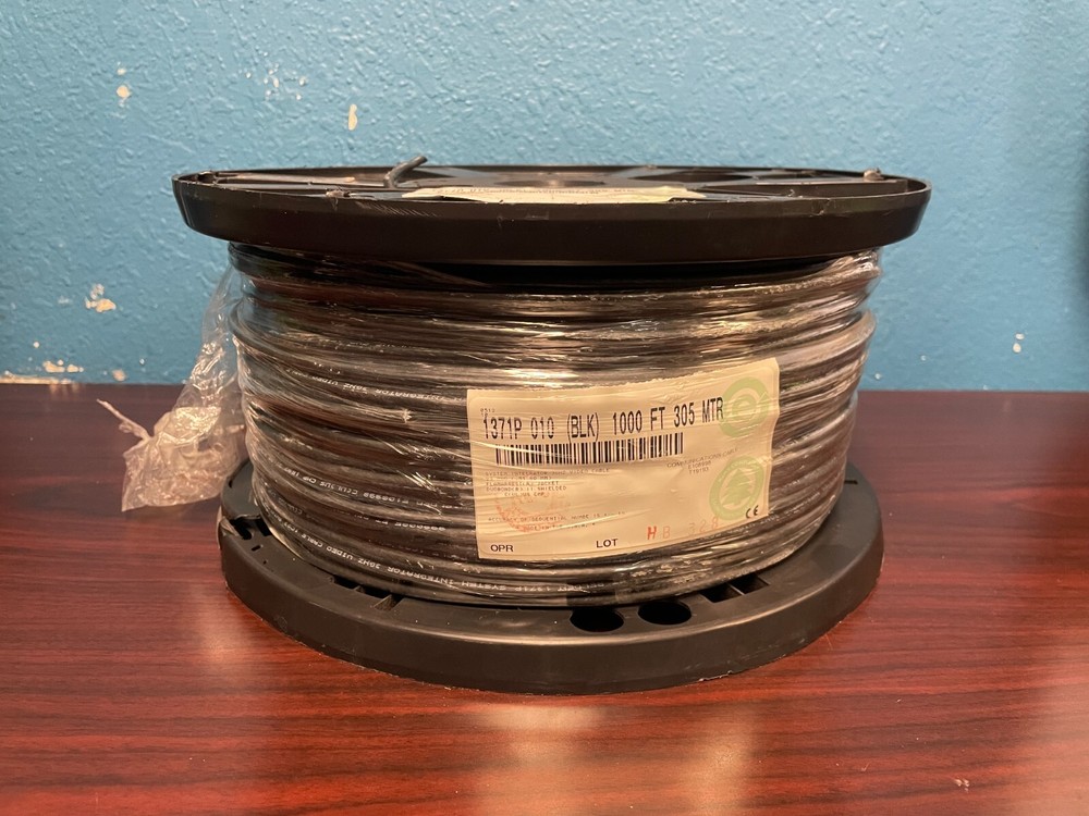 Belden 1371P Coax - System Integrators Video Cable Black (1000 Ft)