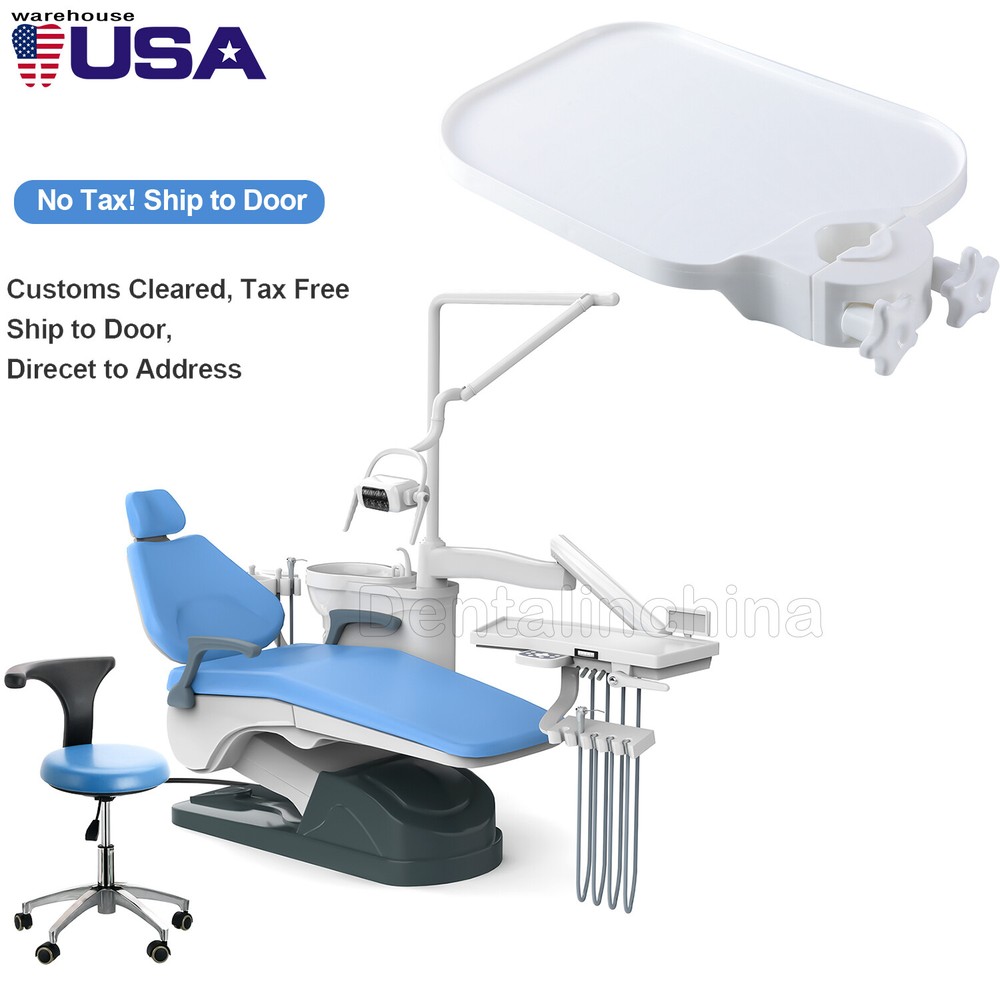 Dental Unit Chair Computer Controlled +Stool Silla Kit/Post Mounted Utility Tray
