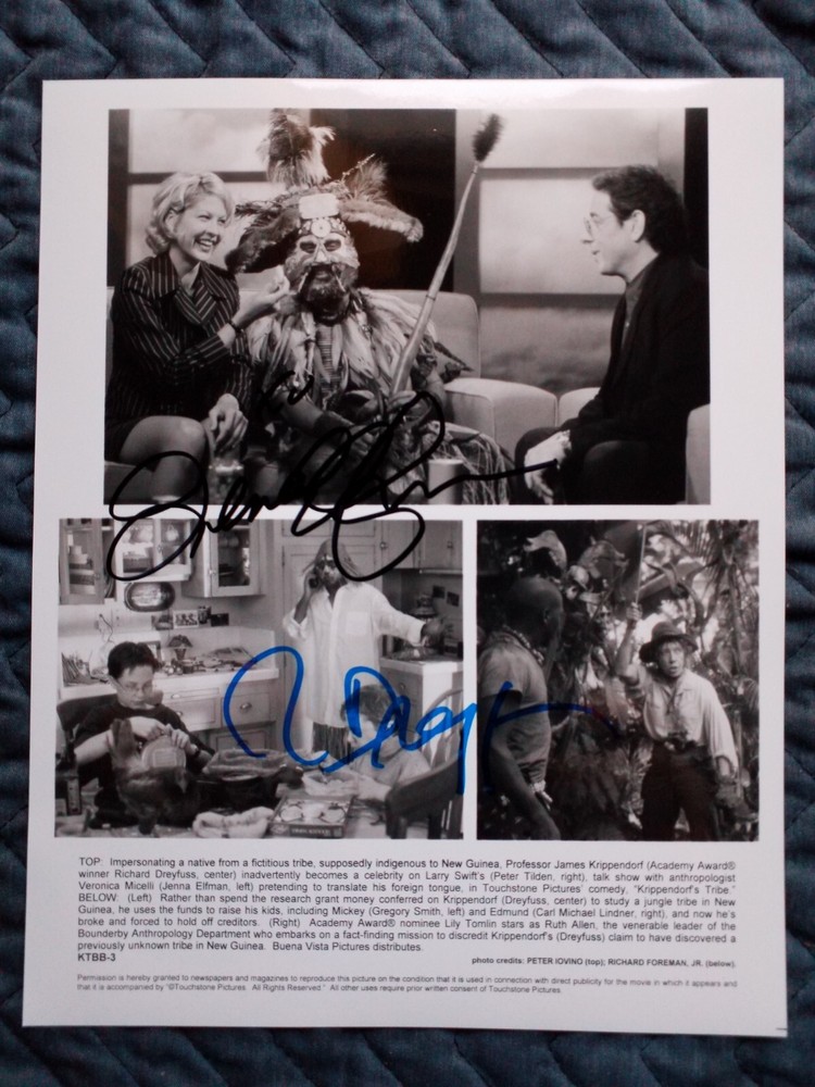 RICHARD DREYFUSS & JENNA ELFMAN Authentic Signed Autographed 8x10 Photo