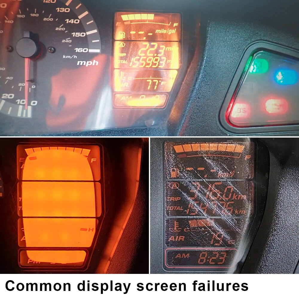 Display for Honda ST1300 ST1300P Speedometer Instrument Cluster Replace