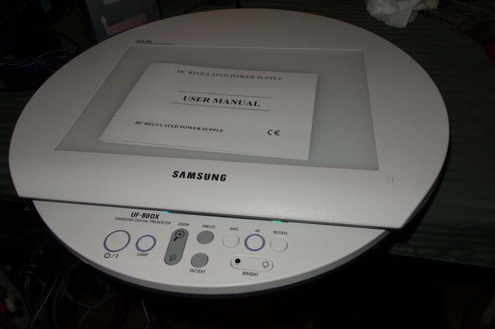 SAMSUNG Document Camera / Projector UF-80DX XGA 14X OPTICAL ZOOM PRESENTER
