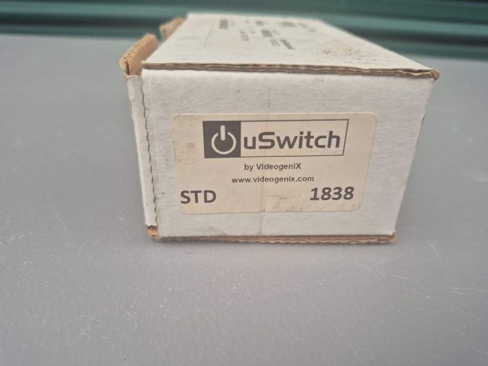 New VideogeniX Uswitch 2 Channel Web Relay STD 1838