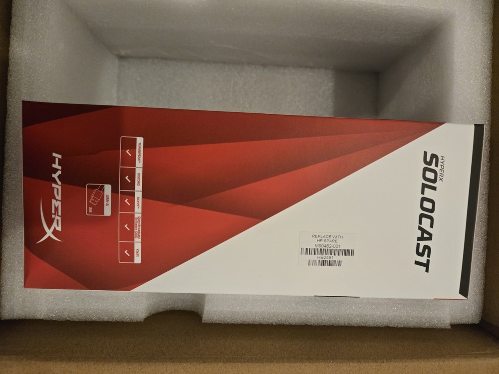 HyperX SoloCast USB Gaming Microphone - Black (4P5P8AA)