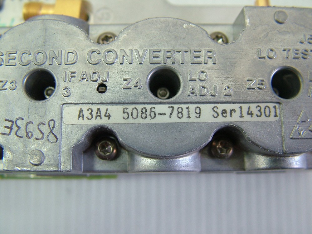 hp 5086-7958 = 5086-7819 A3A4 Second converter