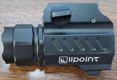 Lipoint Weaver/Picatinny Pistol Flashlight, NEW
