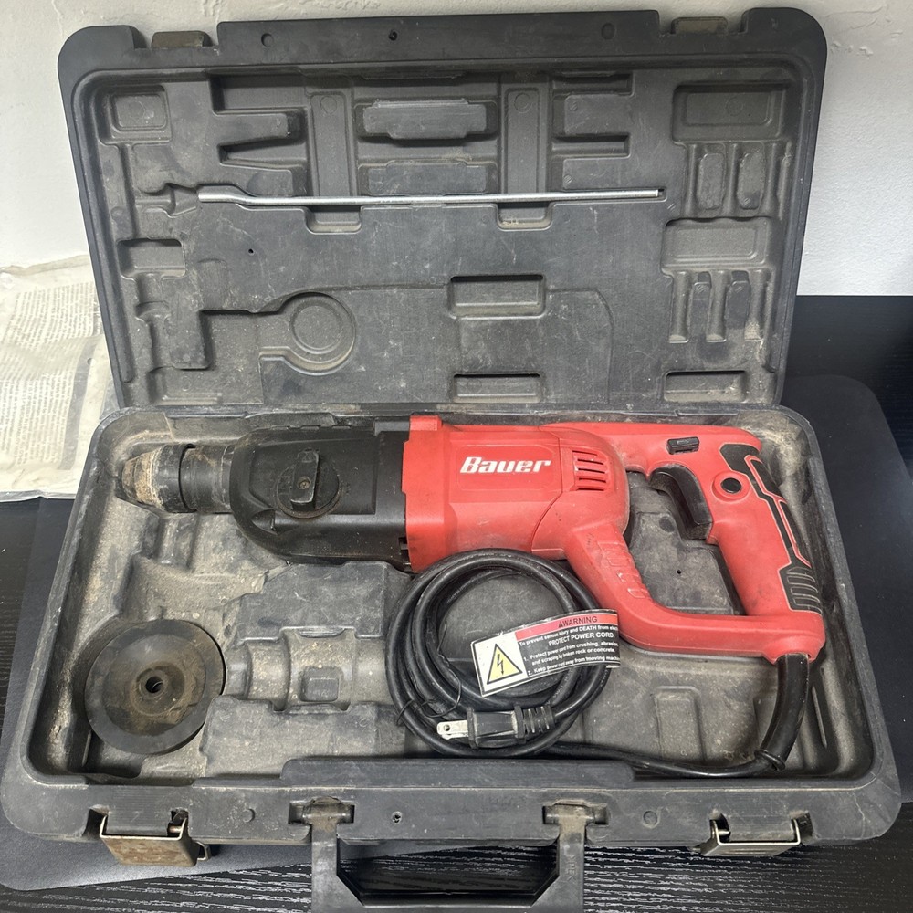 Bauer 1" SDS Pro Rotary Hammer Kit Model 1642E-B (TOOL ONLY)