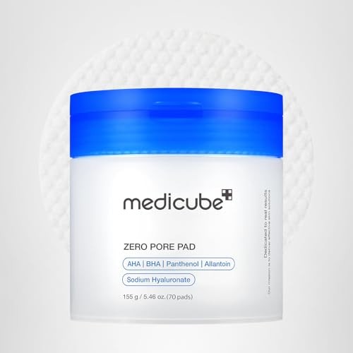 medicube Toner Pads Zero Pore Pad 2.0 | 70 Count (Pack of 1),