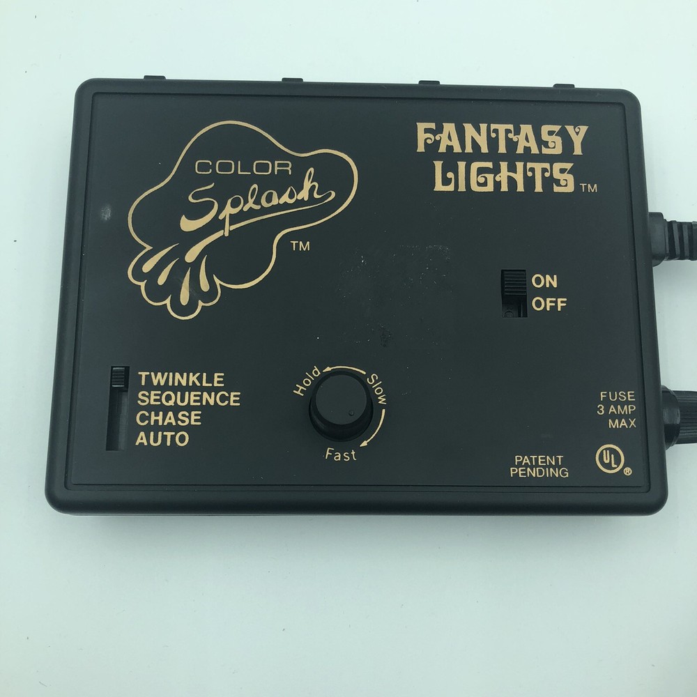 Color Splash Fantasy Lights Controller 4 Plug 800 Variable Speed 4 Mode