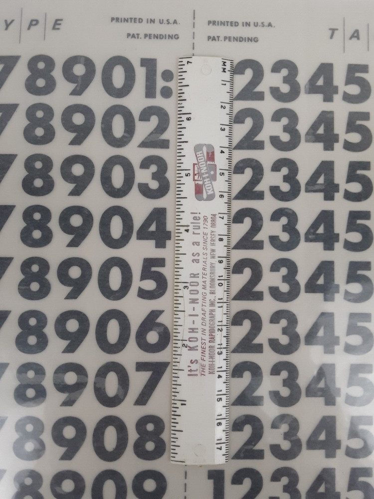 TACTYPE 5372N double Sheet Dry Transfer
