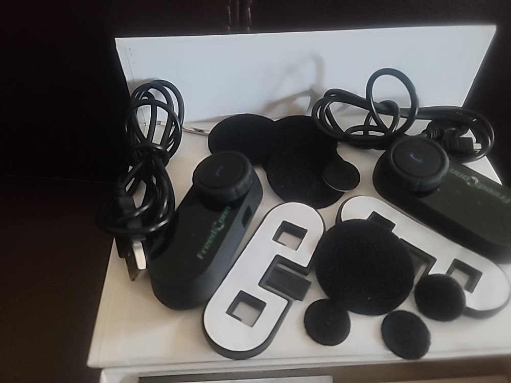 FreedConn TCOM-SC Motorcycle Helmet Bluetooth Intercom Headset Communication ...