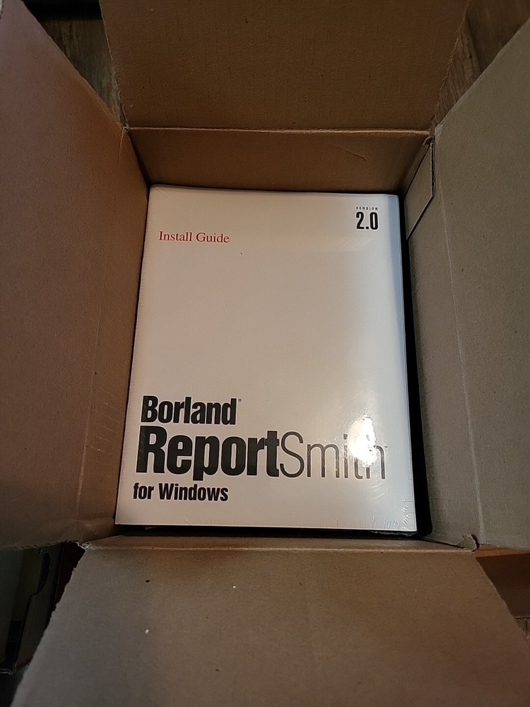 Borland Visual REPORTSMITHFOR WINDOWS