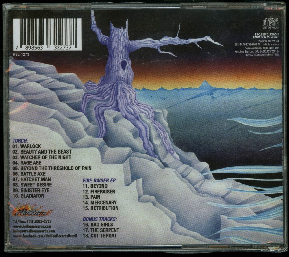 Torch self titled 1983 + Fireraiser CD new 2019 reissue s/t same