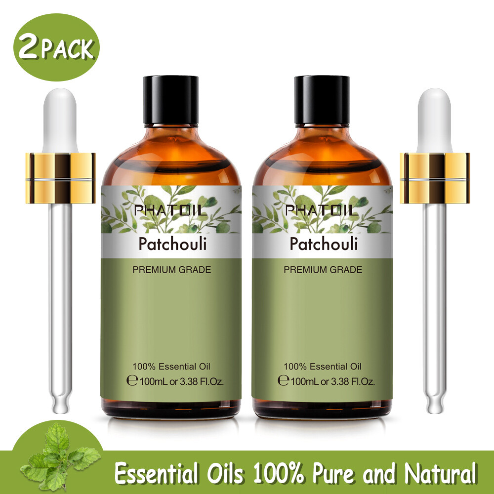 100ml Patchouli Essential Oils Pure & Natural for Aromatherapy Diffuser,Candle